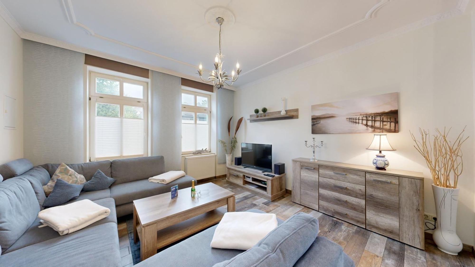 Strandnahe Fewo Mit Terrasse, Villa Vergissmeinnicht 01, Binz Exteriér fotografie